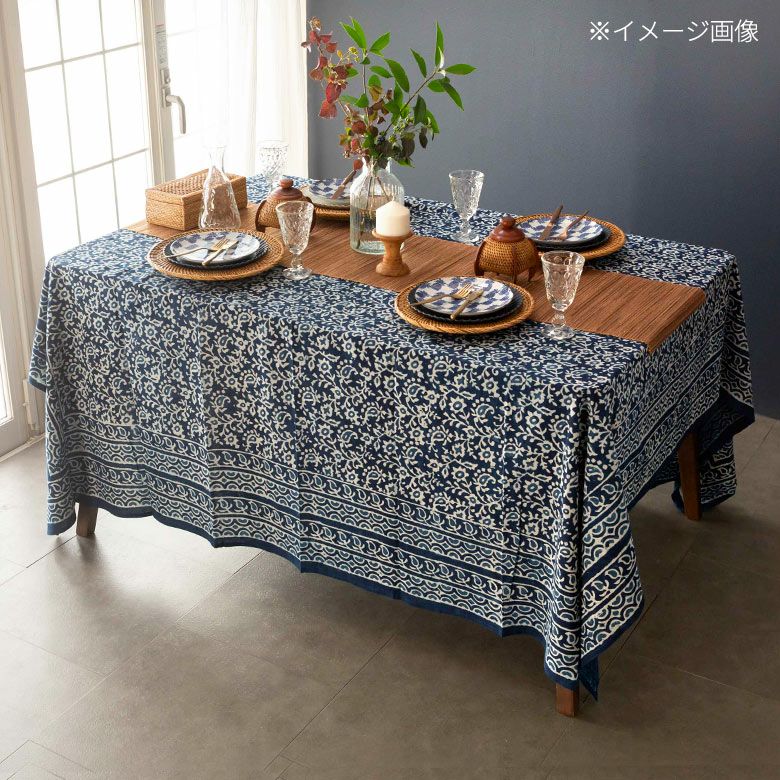 藍染　こたつ掛け　カバー　テーブルクロス　タペストリー 000000002088-05.jpg?size=l&w=
