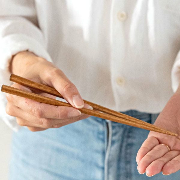 メール便対応】箸 はし 木製 19cm 食洗機対応 コンパクト [90214