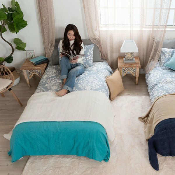シングル脚付きマットレスベッド  幅95×長さ194×高さ35㎝ 白色/ホワイト セパレートタイプ ベッド脚付き 寝具 家具 札幌 厚別店 ベッド シングルベッド マットレスベッド ホワイト 高さ35cm [91405