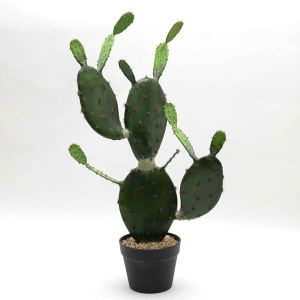 フェイクグリーン 造花 サボテン 鉢植え 6号鉢 高さ72cm グリーン