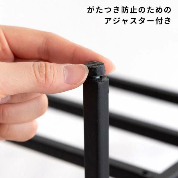 プランタースタンド 脚付き プランター シェルフ アイアン 木製 木