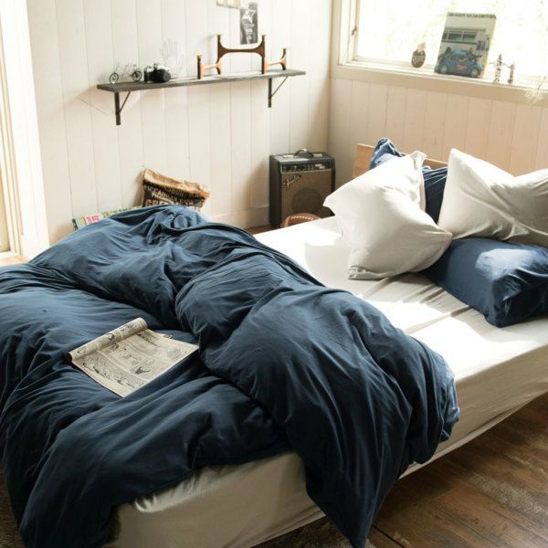 B&B ITALIA グレー キングサイズ　リネン風 布団カバー 未使用 26n15539-o_r.jpg