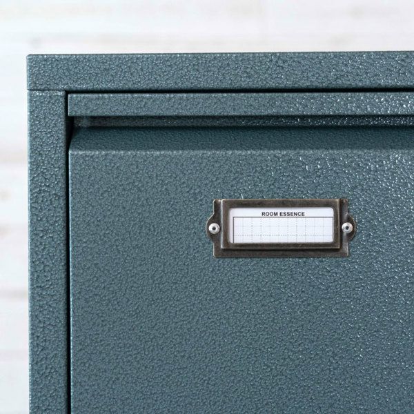ゴミ箱 ダストボックス スチール W 28 × D 26.5 × H 95 cm グレー
