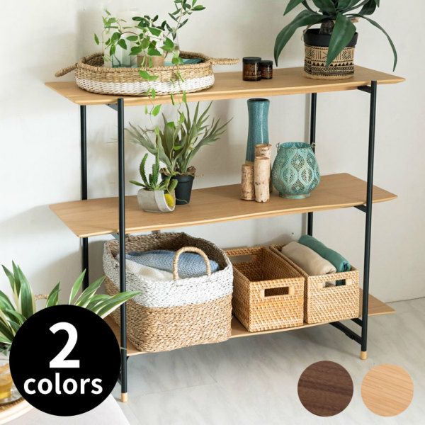 モフモフ様ご購入専用　アンファン　 木製棚 2段　　　　　　　　 幅１１４センチ 000000002611-01.jpg?size=l&w=