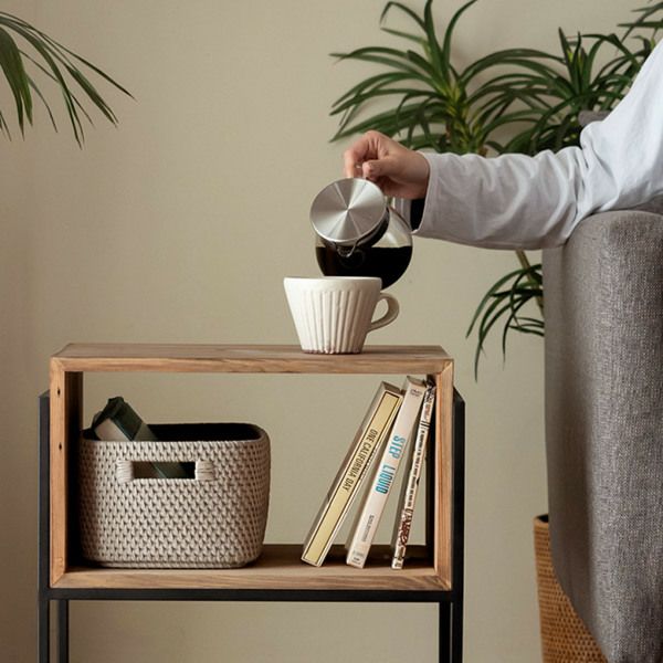 欅材アイアンシェルフ　観葉植物置き台　コーヒーテーブル　ナイトテーブル 000000002890-11.jpg?size=l&w=