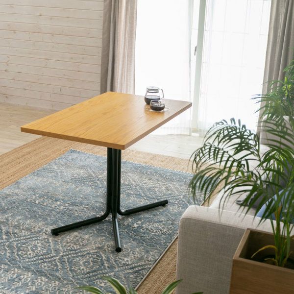 カフェ風　カウンターテーブル　ダイニングテーブル 楽天市場】カフェ風テーブル 木製 スチール ナチュラル ブラウン