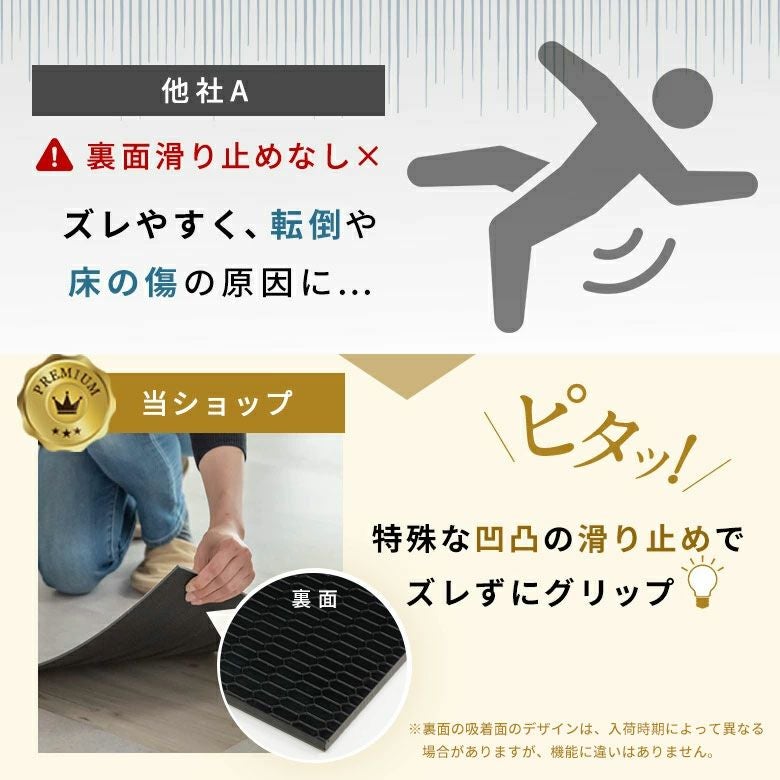 接着剤不要で賃貸OKな大理石調フロアタイルで簡単リフォーム 56枚 約6畳