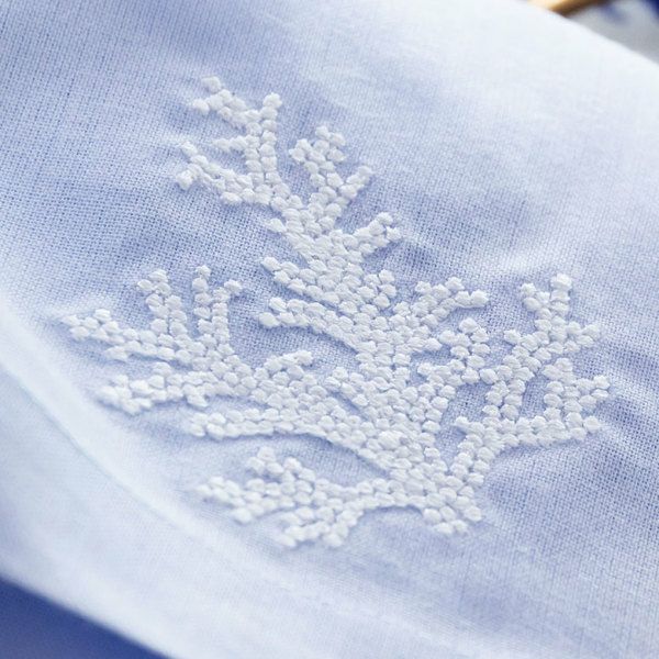 メール便対応】 ナプキン ナフキン マルチクロス ベトナム 刺繍 約 W
