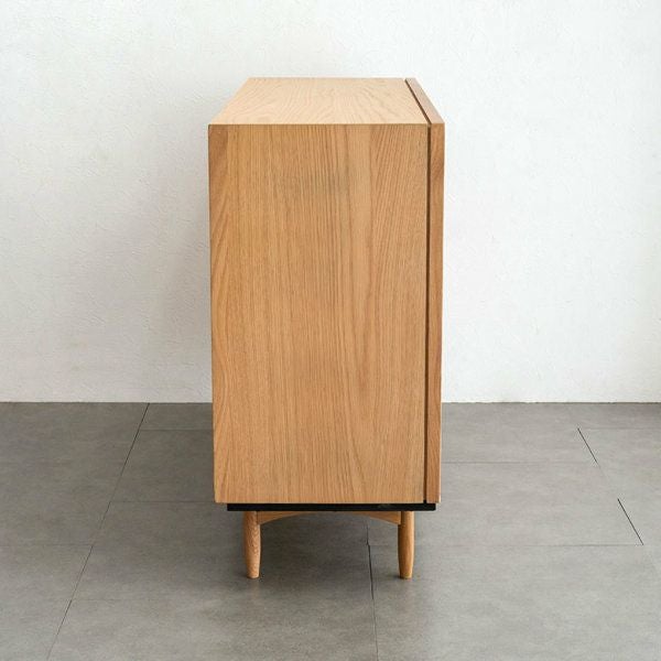 チェスト 木製 引き出し 4杯 オープンタイプ W 100 × D 34 × H 72 cm