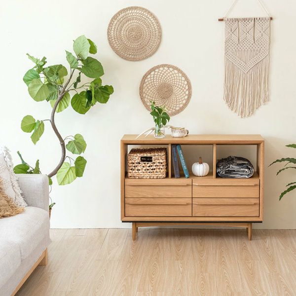ブラウン　4段　引き出し　ウッドシェルフ　ハンドメイド　家具 000000002970-19.jpg?size=l&w=