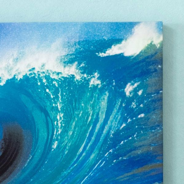 アートパネル ビッグウェーブ キャンパス パネル ビーチ 海 風景 写真