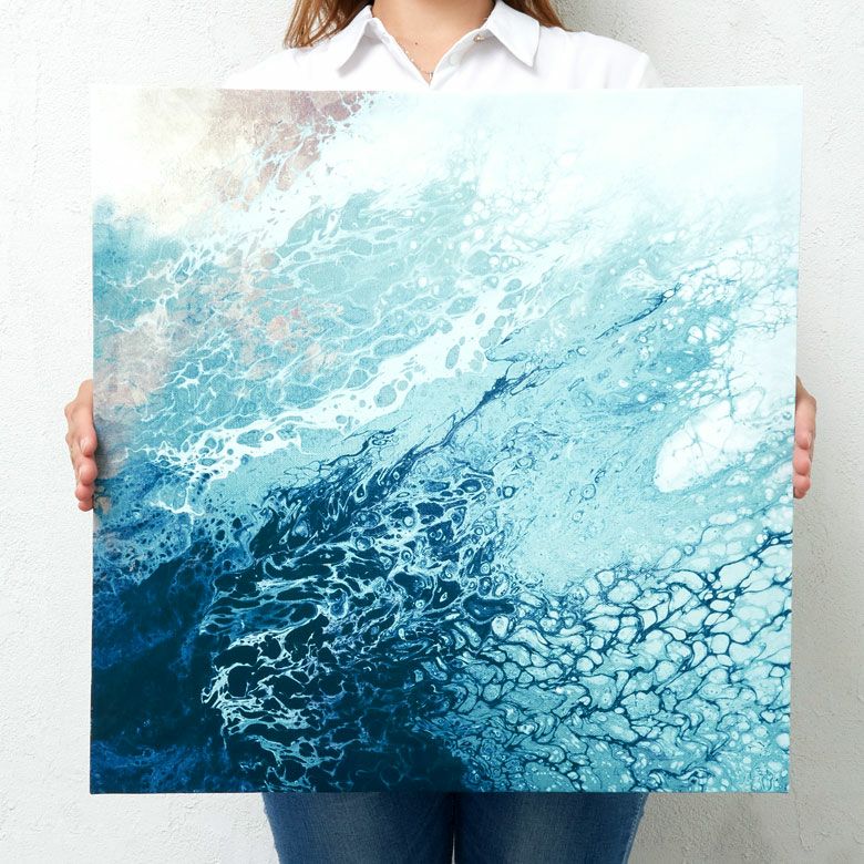 アートパネル Deep sea 深海 キャンバス アート 幅50cm 高さ50cm