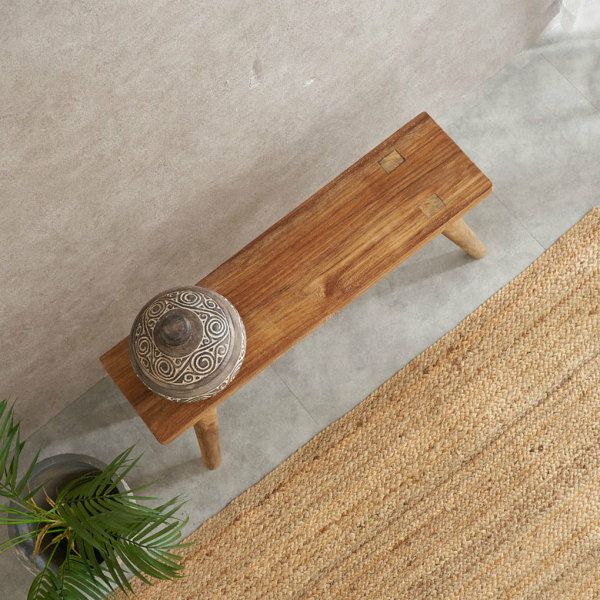 ハンドメイド ２人掛けベンチ (チーク色) Coupe ベンチ — ANTRY USE ONLY GENUINE