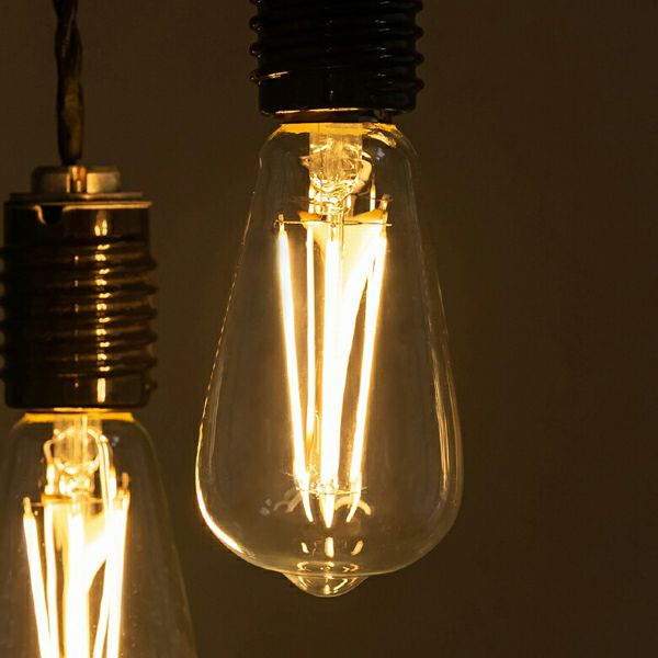 LED電球 レトロランプ E26 直径6.4cm 電球色 240ルーメン [91528