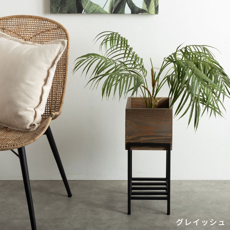 アイアン✕パイン無垢材 スリムフラワ ースタンド 楽天市場】フラワースタンド プランタースタンド 脚付き 木製 アイアン