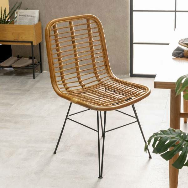 ダイニングチェア 天然木製 座面 背もたれ付き 「TAKE TEAK」 [13734