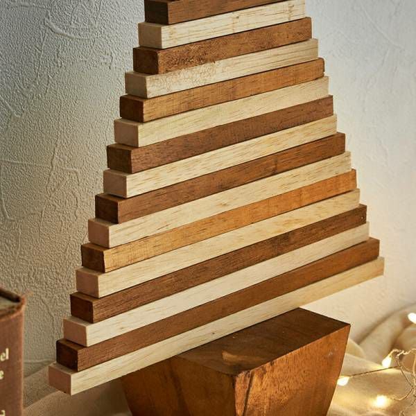 クリスマスツリー クリスマスオブジェ ウッド 木製 天然木 アイアン 約