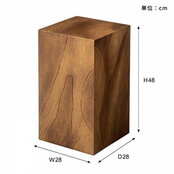 スツール サイドテーブル 椅子 イス ウッドスツール 天然木 木製 約 W