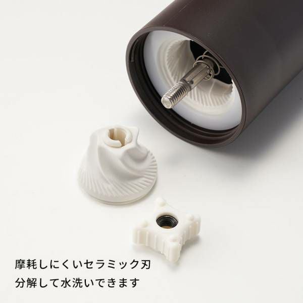 コーヒーミル 卓上 ハンドル付き 日本製 100ml 約 W 15.5cm D 8cm H コーヒーミル 卓上 ハンドル付き 日本製 100ml 約 W 15.5cm D 8cm H