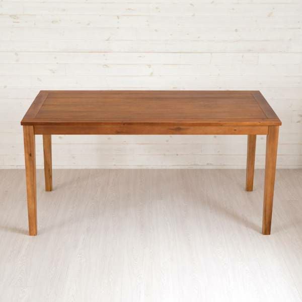 ダイニングテーブル 木製 長方形 150×80cm 4人掛け テーブル 天然木