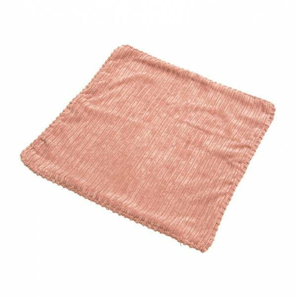 クッションカバー 45×45cm コーデュロイ スモーキーピンク クッション
