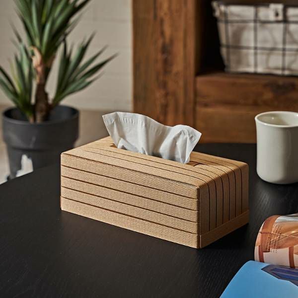 普通〜薄型サイズ　ティッシュカバー*handmade* ティッシュケース 厚型 ティッシュカバー 紙 ペーパー 和紙 約 W 26cm