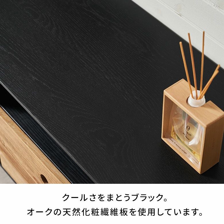 ローボード テレビ台 天然木 ウッド 木製 パイン 古材 約 W 145cm D