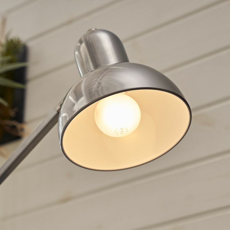 デスクライト 照明 1灯 LED対応 白熱球付き E26 口金 40W 約 W 17.3cm