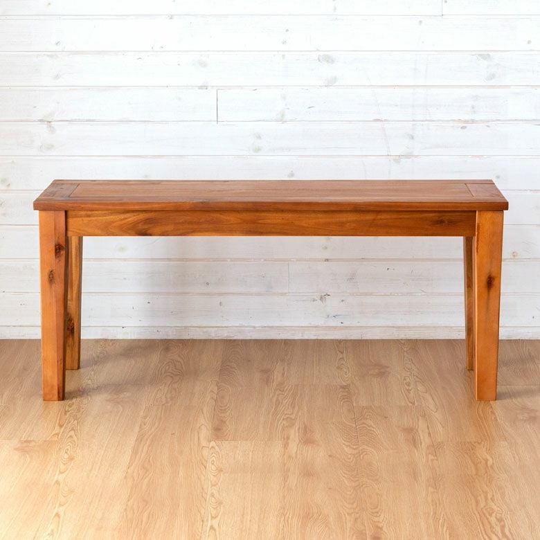 ベンチ木製104×35長方形2人掛け[91389]【ベンチチェア食卓天然木ナチュラルアカシアウッドシンプル】