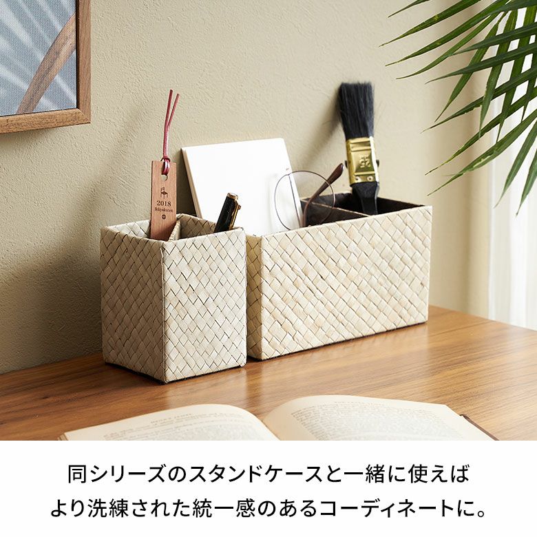 ペンスタンド ペン立て パンダン 天然素材 ナチュラル シンプル 約 W