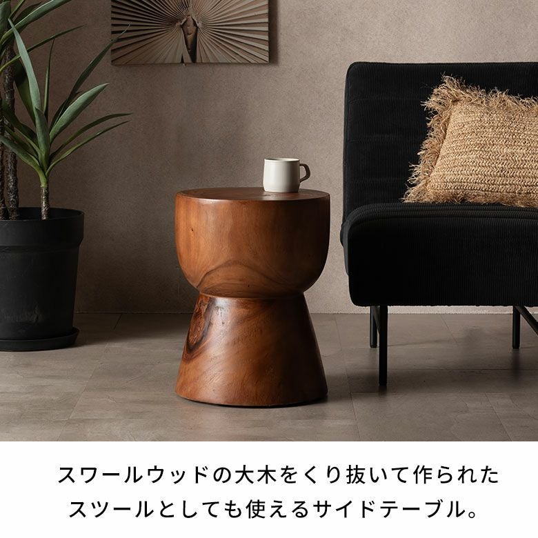 バリ島のヴィラやホテルでよく使われているモンキーポッドの丸太から