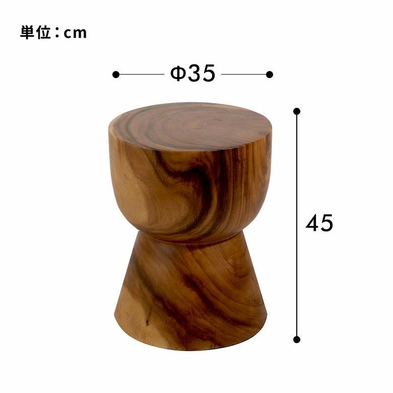 バリ島のヴィラやホテルでよく使われているモンキーポッドの丸太から