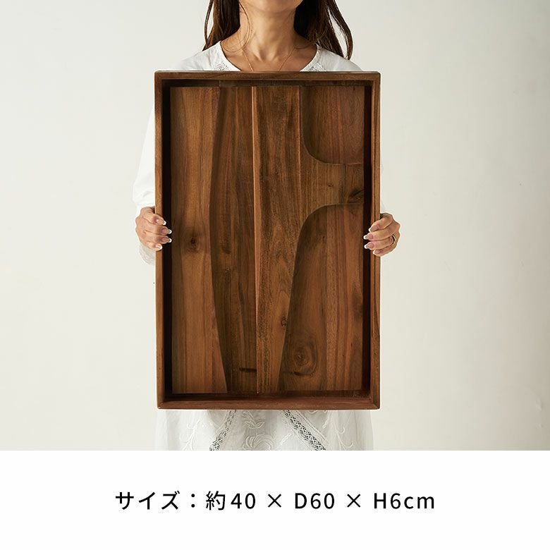 アカシアウッドで作られた立体的な木製ウォールアート（3Dティンバー
