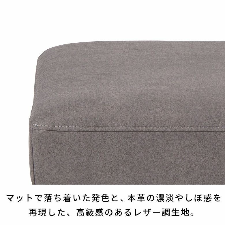 2.5人掛けソファバスクヨーロピアングレー専用オットマン [94870-o-gy
