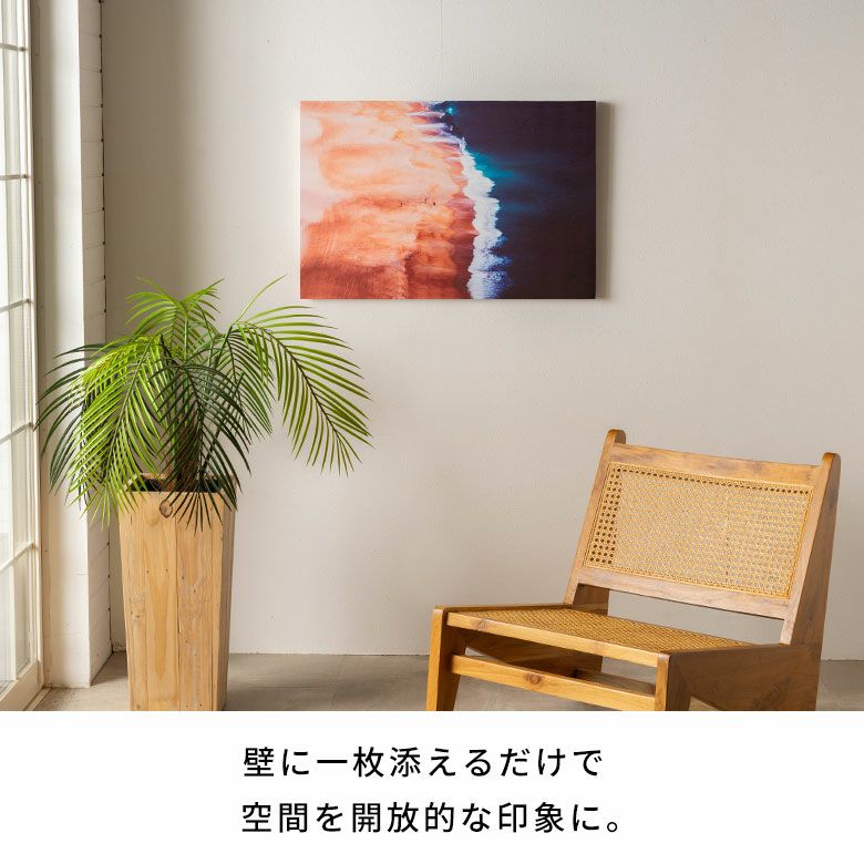 海と砂浜の“境界線”を切り取ったアートパネル「Sea Shore」[67221