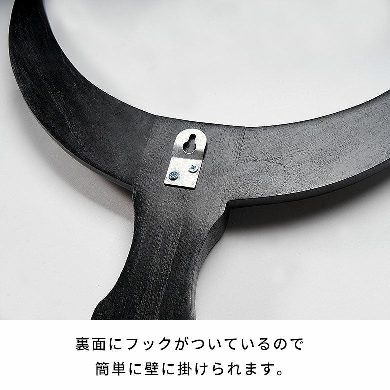 力強い存在感を放つチーク材バッファローホーンの立体ウォールデコ