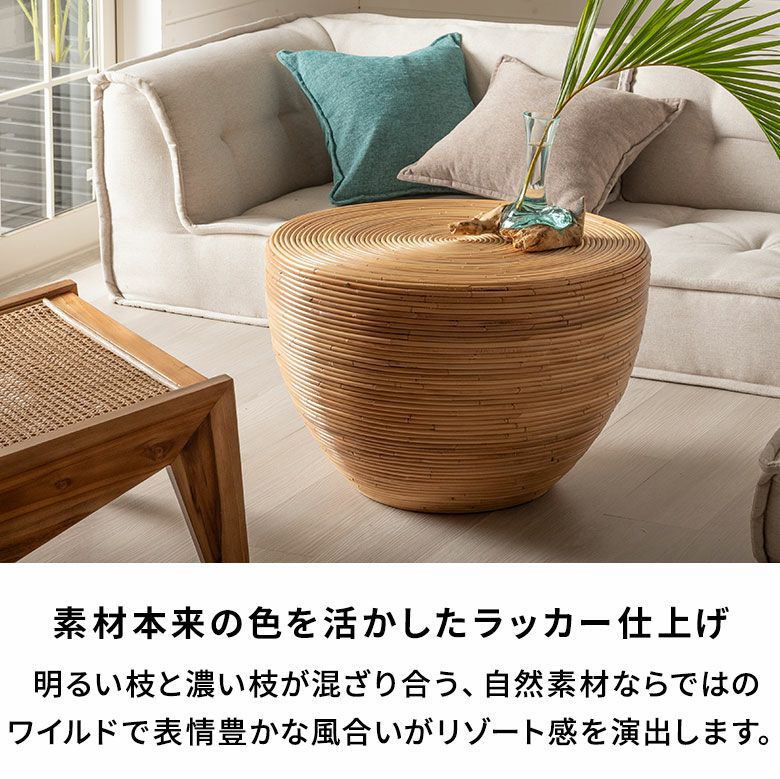 バリ　ラタンコーヒー　ソファ アジアン家具 ソファー ローソファー カウチ 2人用 2人掛け おしゃれ