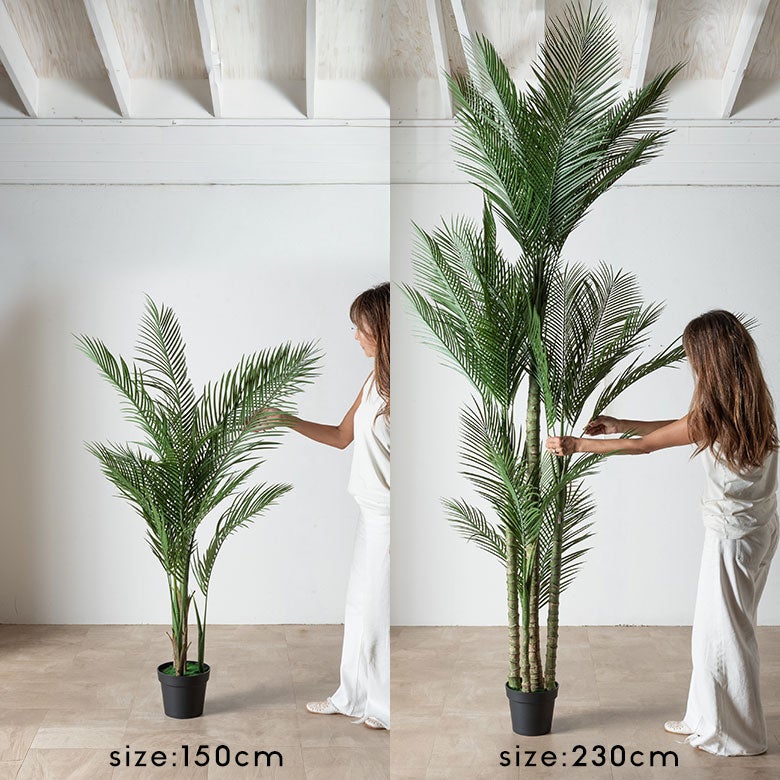 水やり不要 リアルを追求したインテリアグリーン アレカヤシ H150cm